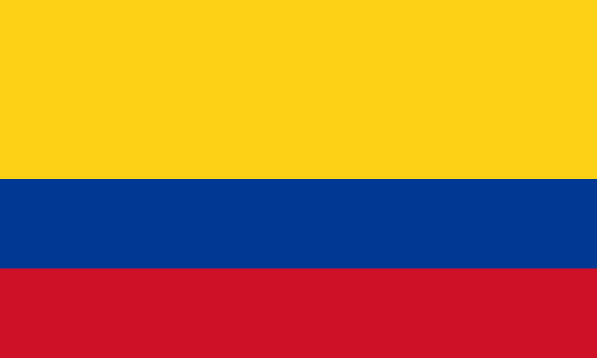 Illustration of the Colombia Flag